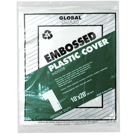 PREMIER 10X20 Globe 1 Mil Embossed Drop Cloth 26060